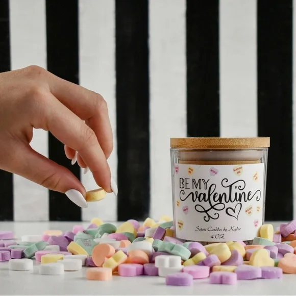 BE MY VALENTINE CANDLE - Picture 3 of 8